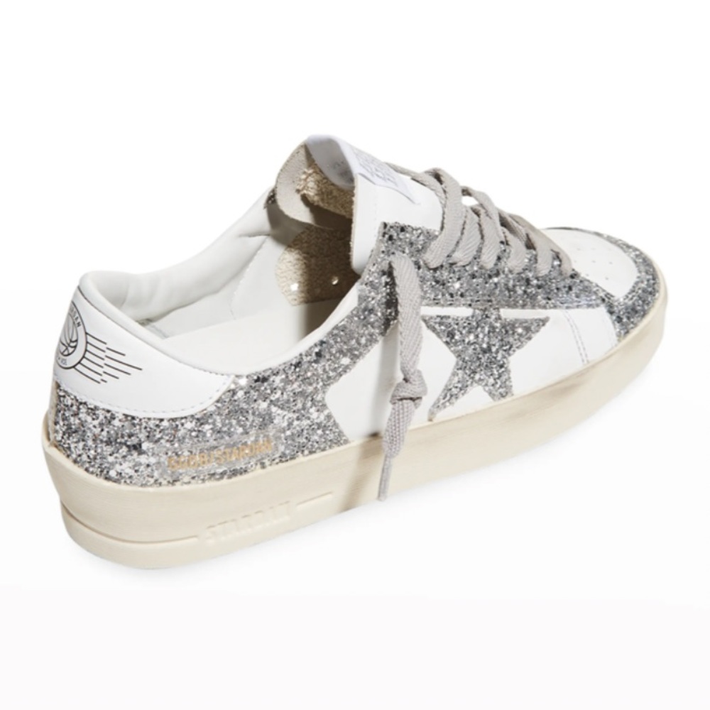 Golden Goose Stardan Glitter Low-Top Sneakers 8